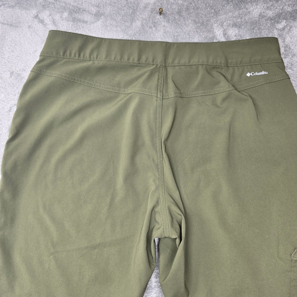 Columbia Womens Olive Green Hiking Cargo Pants Size 16 Stretch Outdoor XK0701 - Picture 15 of 16
